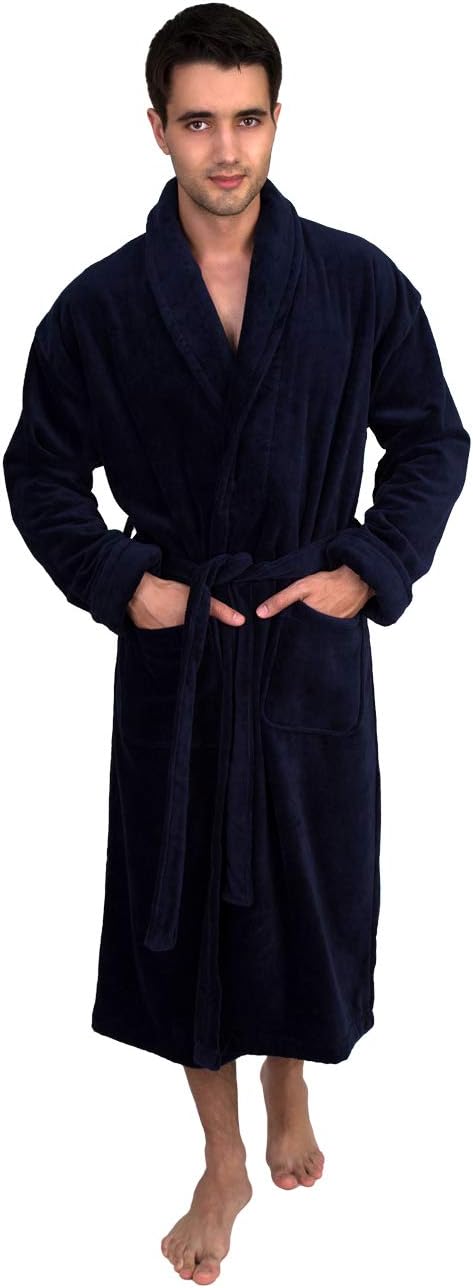 TowelSelections Men's Cotton Robe, Terry Cloth Luxury Spa Bathrobe