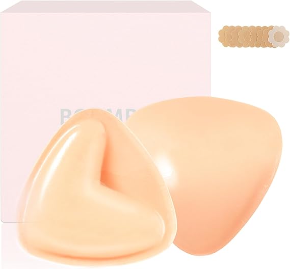 Boomba Invisible Lift Inserts Double-Sided Sticky Bra Ultra Push Up Bra Inserts Suitable for Different Occasions