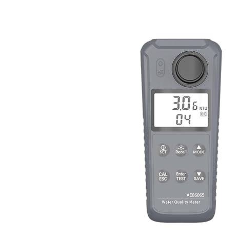 Turbidimeter,Portable AE86065 Digital Turbidity Meter Tester Ran 0.00~1000NTU