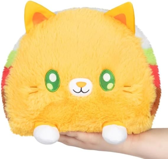 Squishable - Mini Taco Cat - SynthiSquish Collection - 9 in - Soft Toy Collectible Stuffed Animal