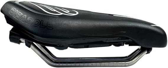 BiSaddle SRT Bike Saddle - Adjustable Noseless Split Road Bike Seat