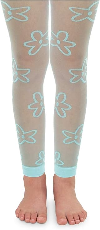 Jefferies Socks Girls 2-6X Daisy Footless Tights