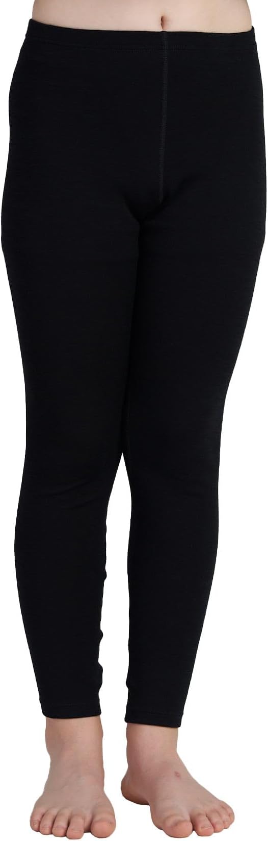 LAPASA Kids 100% Merino Wool Base Layer Thermal Pants for Boys/Girls