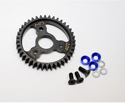 Hot Racing SRVO440 Steel Spur Gear 40T 1.0 ModBlue - TRA