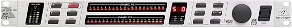 Behringer FEEDBACK DESTROYER PRO FBQ2496 Automatic and Ultra-Fast Feedback Destroyer/Parametric EQ with 40 FBQ Filters and 96 kHz Audio Performance