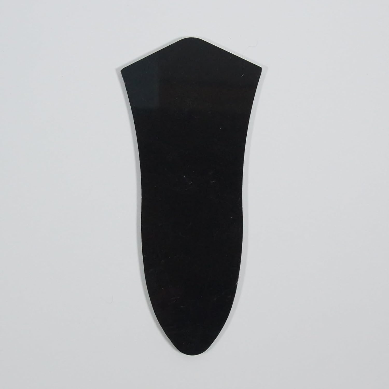Blank PVC Plastic Control Plate For Jazz Bass JB style bass Guitar, No holes, 3Ply Black