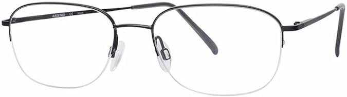 Aristar By Charmant Eyeglasses AR6724 AR/6724 023 Matte Black Optical Frame 54mm