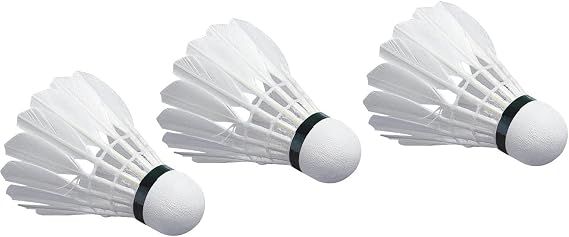 Quilled Badminton Shuttlecocks High Speed, Stability, | High Speed White Shuttle Youth Players