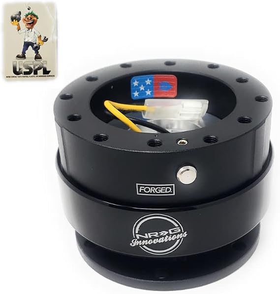 New Forged Nrg Quick Release Gen. 2.0 Black Srk-200bk + U.s. Performance Lab Air Freshener