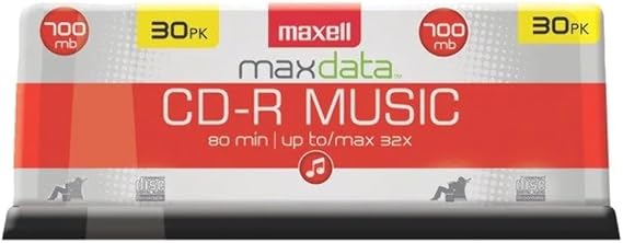 MXLCDR80MU30PK - Maxell 30PK Spindle Audio CDR
