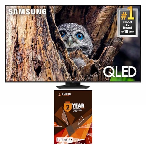Samsung QN85Q80DDFXZA 85 Inch QLED 4K Smart TV with Dolby Atmos and OTS Lite with 2 Year Amber Protection Plan 2025