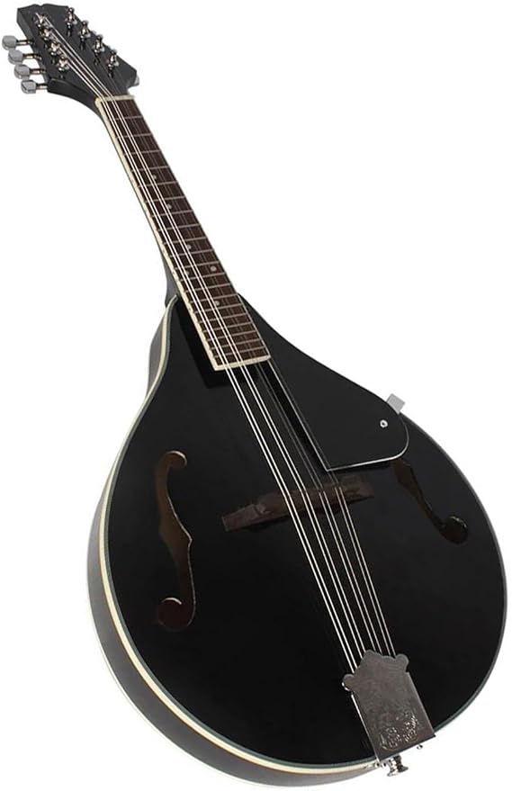 Generic Mandolin Instrument 8-String Basswood Ebony Mandolin With Case Strings For Beginners Stringed Instruments
