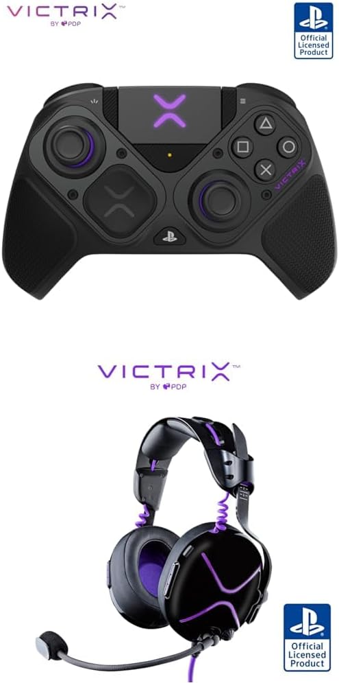 VICTRIX by TURTLE BEACH Pro BFG PS プロコンブラック + Pro AF パッシブ プロ仕様有線ゲーミングヘッドセット 特別セット