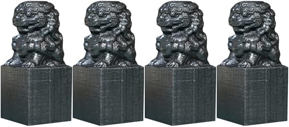 FOMIYES 4pcs Custom Chinese Seal Lion Custom Chinese Chop Name Translation Stamp Seal Name Stamp