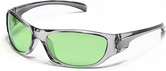 Men's Silver Sunglasses Outdoor Cycling Sports Sun Glasses Women Vintage Shades Trendy Punk Goggle Eyewear Aesthetic