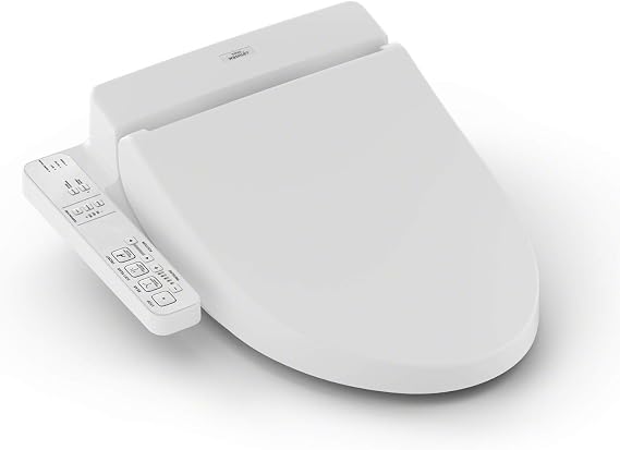 TOTO SW2014#01 A100 WASHLET Electronic Bidet Toilet Seat with SoftClose Lid, Elongated, Cotton White