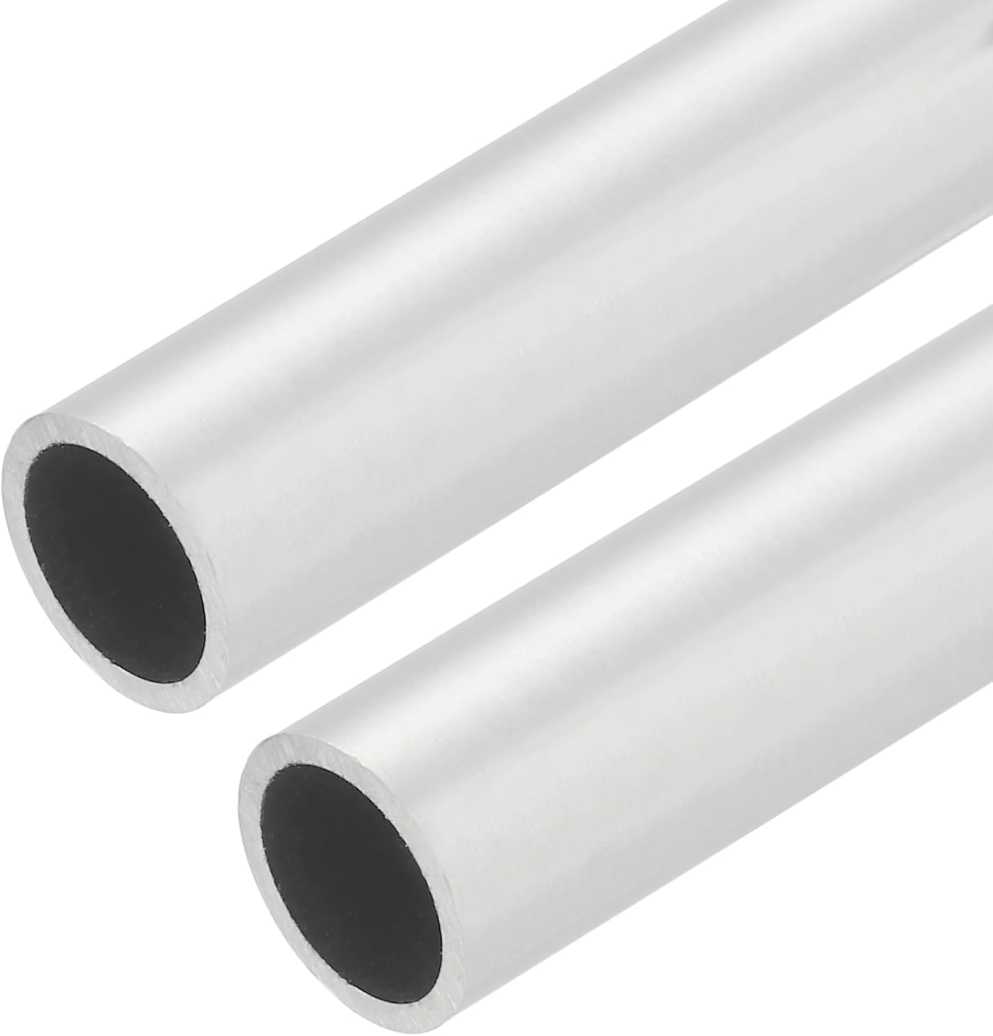 MECCANIXITY 2 PCS 304 Stainless Steel Tubing, 15mm OD 1mm Wall Thickness 305mm Long Round Metal Pipe Steel Tube for Industrial Machinery Home Decoration DIY Crafts Model
