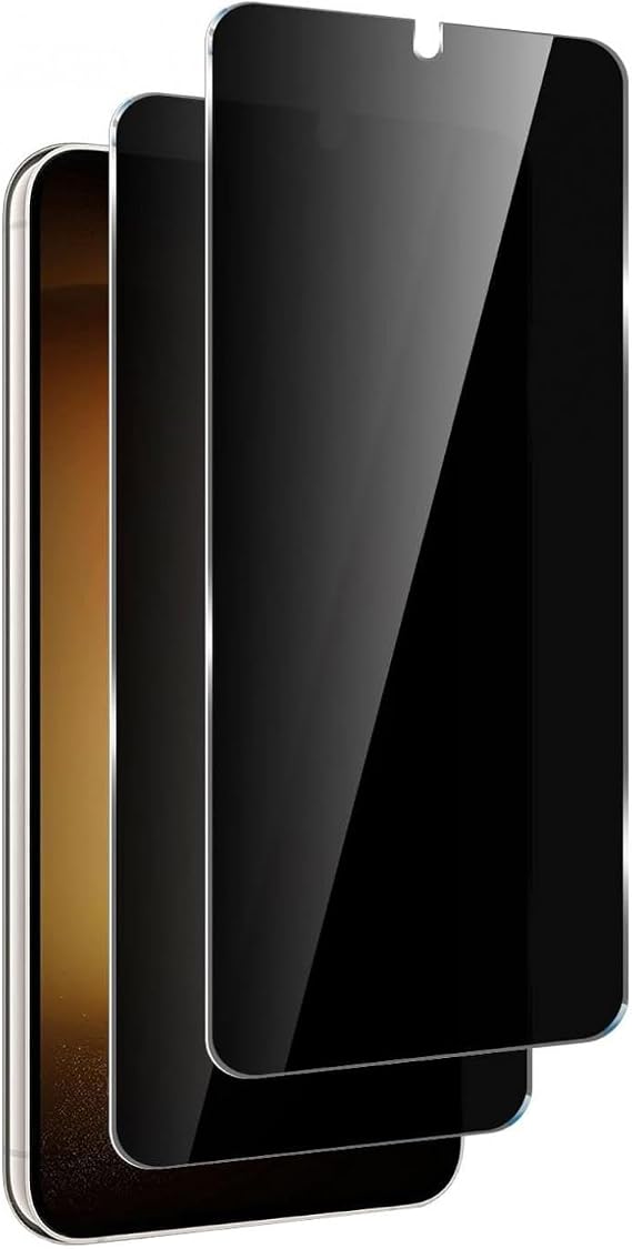 Selna 2 Pack Privacy Screen Protector Tempered Glass Anti-Spy Compatible With Samsung Galaxy S25 Ultra, 9H Hardness Anti-Peep 3D Edge Case Friendly