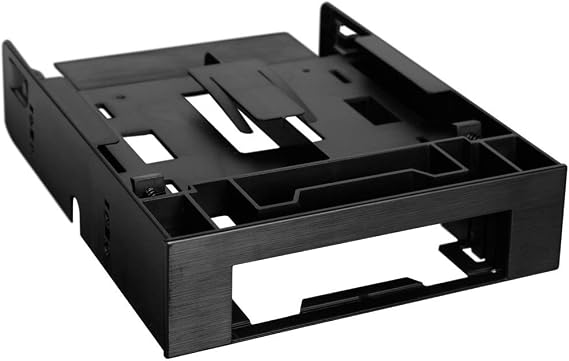 ICY DOCK Dual 2 Bay 2.5 inch HDD/SSD & 1 x 3.5 HDD/Device Front Bay to 5.25" Bay SSD Mounting Bracket Adapter | Flex-FIT Trio MB343SP