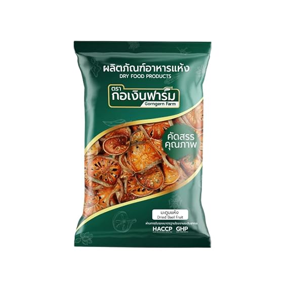 Premium Dried Bael Fruit Slices Traditional Thai Herbal Tea Ingredient, Aromatic Drink Base & Natural Flavoring for Desserts 200g