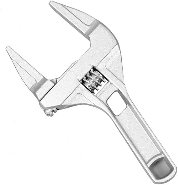 Adjustable Wrench Large Opening Bathroom Spanner Wrenches Wide Jaw 6-68mm Aluminum Alloy Spanner Wrenches Shank Plumber Hand Tool
