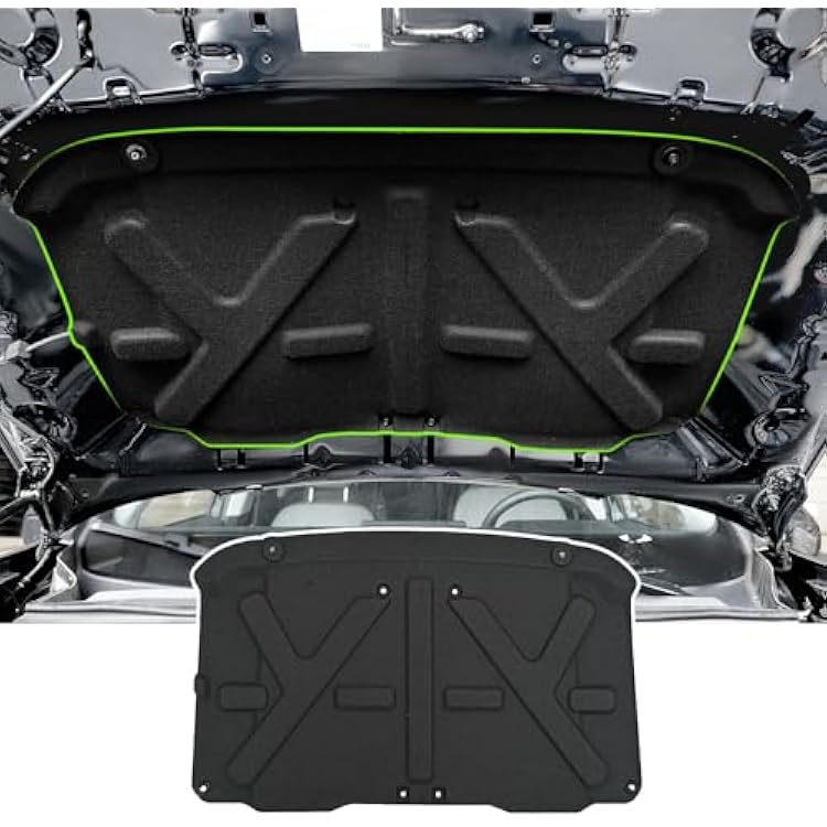 xipoqix Hood Insulation Pad Compatible with 2022-2025 Ford Maverick Sound Deadening Hood Heat Liner Replacement for 2022-2025 Ford Maverick Accessories