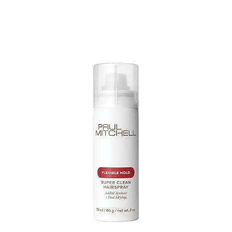 Paul Mitchell Super Clean Hairspray, Fast Drying, Adds Texture + Flexible Hold, For All Hair Types
