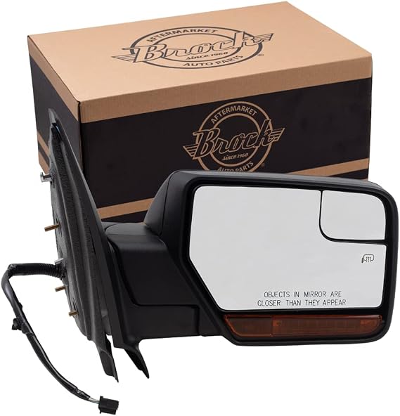 Power Mirror for 2012-2017 Expedition Spotter Glass Turn Signal Indicator Puddle Lamp Memory Heated CL1Z17682BA Right FO1321486