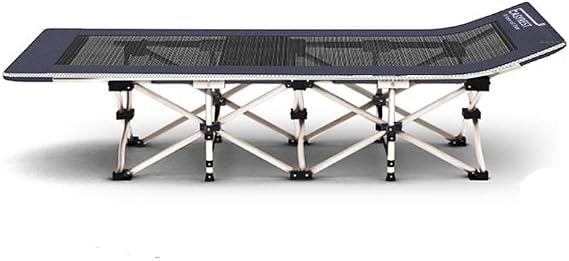 Folding Bed, Camping Bed, Single, Leisure Bed, Outdoor, Compact Cot, Lightweight, Nap Bed, Camp Bed, Mesh, Tex-Styrene Fabric, Portable, Convenient for Office, Home, Travel, Silver