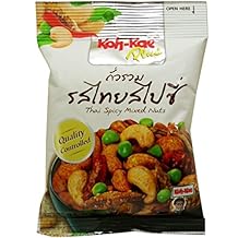 Koh-kae Thai Spicy Mixed Nuts Herbal Snack Net Wt 35 G (1.23 Oz) X 1 Bag