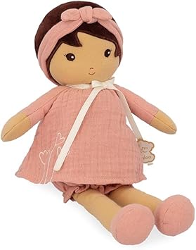 Kaloo - Tendresse - My First Fabric Doll Amadine Large - Cuddling with Plush Figure Toys - Forever Friend for Children - Encourages Imaginative Play - Machine Washable Convenience