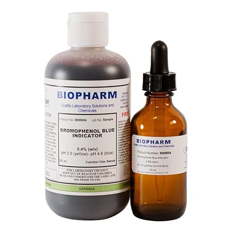 Biopharm Bromophenol Blue Indicator Solution 0.4% (w/v), 250 mL (8.4 fl oz)