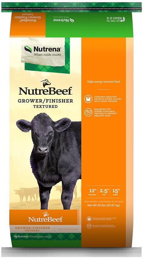 Nutrena NutreBeef Cattle Grower/Finisher Supplement Feed 50 lbs., 1 Count (Pack of 1)