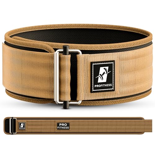 Weightlifting Belt for Men & Women - 4 Wide Auto-Lock Weight Lifting Belt for Men Back Support - Squat Belt as Workout Belt for Men & Women Powerlifitng & Deadlifts - Weight Belt for Men Back Support