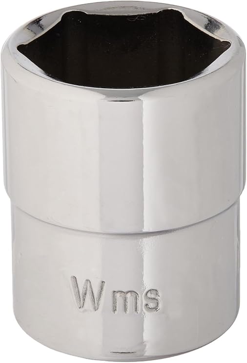 Williams JHWM-620 SUPERTORQUE 1/4-Inch Drive Shallow SAE Socket, 6 Point, 5/8-Inch Size, High-Polished Chrome Finish, Designed For Use On 6 Point Fasteners
