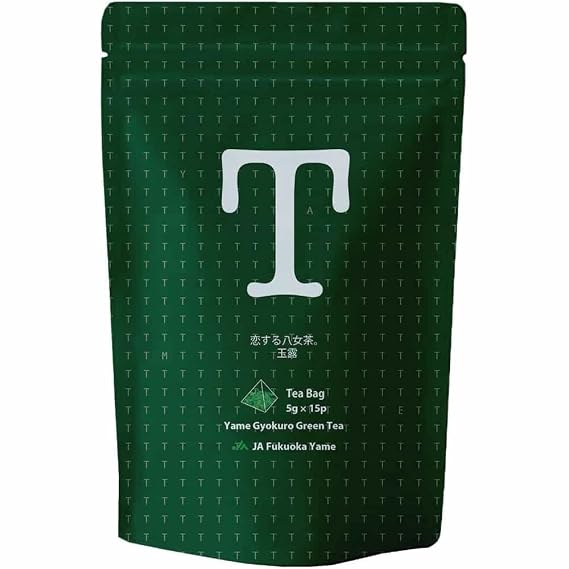 5g x 15pcs Premium Gyokuro Green Tea Bags [Mukoh Matcha] 100% Pure Yamecha Japanese Sencha Ryokucha Ocha Gift Present Souvenirs, Zen Yoga, Relax, Meditation, Traditional (Green)