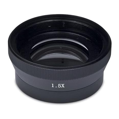 Motic 1101001703671, Objective for SMZ-161 Series Microscope, 1.5X, WD = 56.3mm