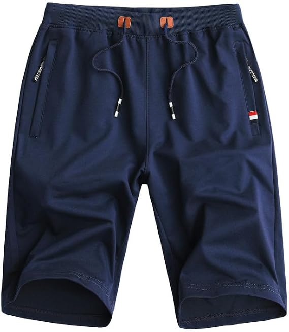 Sports Trousers Men's Short Trousers Summer Cotton Sports Shorts Stretch Gym Men's Shorts with Pocket