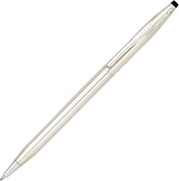 Cross Classic Century Refillable Ballpoint Pen, Medium Ballpen, Includes Premium Gift Box - Hallmarked Sterling Silver