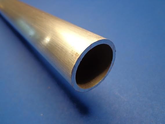 Industrial Metal Sales - 6061 T6511 Extruded Aluminum Round Tube 1-1/4" OD x 1" ID x 12"-Long x 1/8" Wall