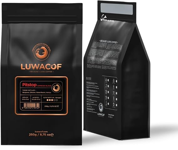 Luwacof Pitstop Espresso Blend Kahve (Çekirdek) 250 Gr
