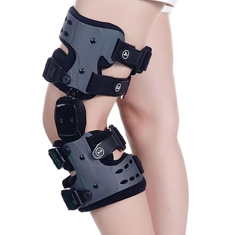 Osteoarthritis Knee Brace, Adjustable Knee Joint Fixation Bracket, Osteoarthritis Unloader Hinged, for Stabilizing Knee Brace Protection & Relief FKnee Joint Pain, Cartilage Repair,Right