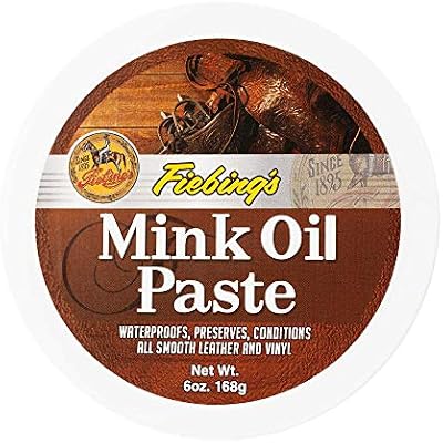 Fiebings Mink Oil Paste weatherprooferwaterproofer for Boots, Shoes, Leather