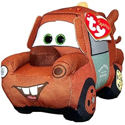 Disney Pixar Cars 3 Mater Ty Plush Toy, 5 X 4 X 7.5
