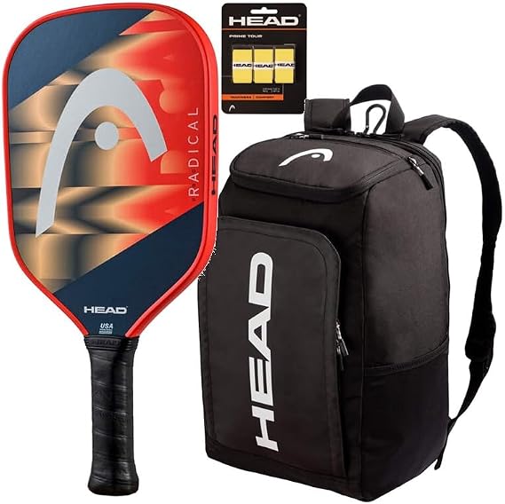 Head Radical Pro Pickleball Paddle Optional Pickleball/Tennis Bag & Accessories
