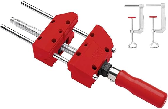 Bessey S10-ST quotS10 Screw Clamp Red/Grey 100 mm