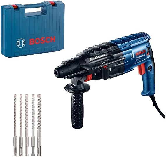 Bosch GBH 240 Kırıcı Delici + 5 parça SDS Plus Aksesuar Seti