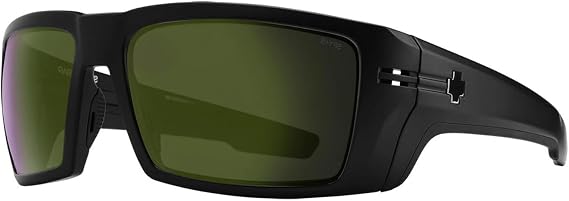 Spy Rebar Rectangular Sunglasses for Men +BUNDLE with ACCESSORY EYEWEAR KIT