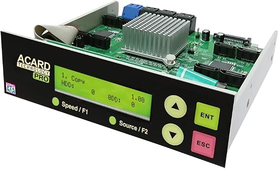 Acard 1 to 15 Controller for Blu-ray BD/DVD/CD Disc Copy Duplicator + SATA Cables