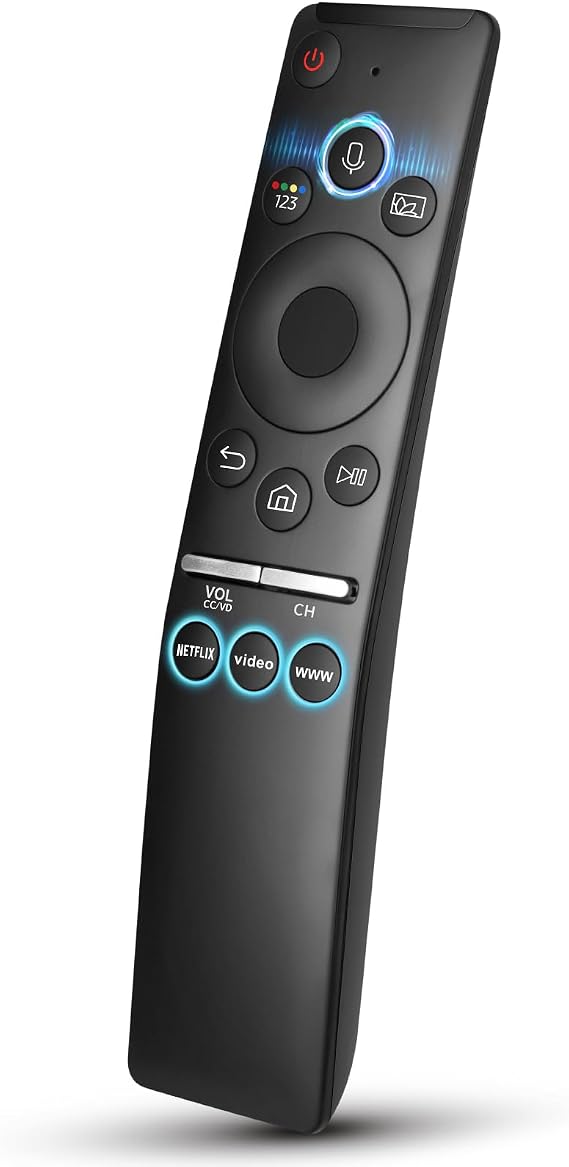 Voice Replacement for Samsung-Smart-TV-Remote, Compatible for All Samsung TVs with Voice Function, with shortcut buttons（Not for Soundbar)